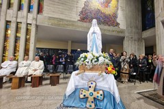 L’effige della Madonna di Lourdes è giunta a Barletta