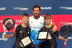 Mattia Cristallo e Giovanni Lapalombella vicecampioni d'Italia ai Campionati Italiani Under 12 di padel