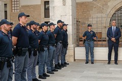 Presentati nel chiostro di Palazzo di Città ad Andria i 65 neo agenti di PS assegnati alla Questura