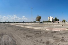 Rimosso l'accampamento nomade nel parcheggio dell'ospedale di Barletta