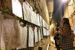 "La stradina dei poeti" nel cuore del centro storico di Barletta