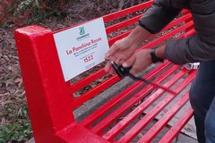 25 novembre: ai Giardini Baden Powell una panchina tutta rossa