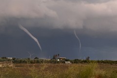 Maltempo su Barletta: all'orizzonte anche piccole trombe d'aria