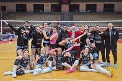 Serie C, Nelly Volley chiude il 2025 col botto: 3-0 al Pala Disfida