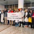 “100 ospedali per Gaza”: luci accese anche al Dimiccoli di Barletta