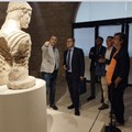 Il direttore generale dei Musei Massimo Osanna in visita a Barletta