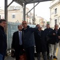 Vecchio ospedale di Barletta, sopralluogo per la rimozione del cancello