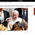 Papa Francesco, sul  "The Washington Post " le parole del Direttore della Gastroenterologia di Barletta