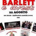 Barlett e Avest, serata di orgoglio barlettano nei Giardini del Castello