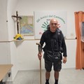 Barletta accoglie Ridha Dhib, l'artista-camminatore della via francigena litoranea