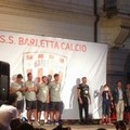 Barletta Calcio, bagno di folla per la presentazione in Piazza Caduti