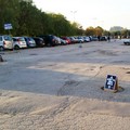 Nuovo asfalto nel parcheggio del  "Dimiccoli ", una vittoria per CasaPound