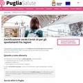 Come funziona la certificazione verde Covid-19 in Puglia