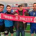 Futsal Barletta: tesserati Claudio Ortuso, Norman Nata e Michele Palumbo