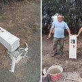 Abbattuto ancora il cippo della via Francigena Litoranea: «Non siamo rimasti a guardare»
