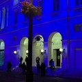 Giornata mondiale della Fibrosi cistica: la facciata del Teatro Curci si tinge di blu