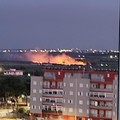 Incendio nei pressi dell’uscita Barberini della SS16