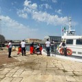 Evacuazione medica in mare a Barletta: soccorso un marittimo ferito