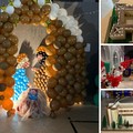 Natale, aria e tradizione: palloncini e sculture in legno in mostra a Barletta