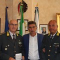 I saluti del sindaco al nuovo Comandante della Guardia di Finanza di Barletta