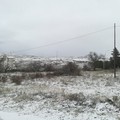 Primi fiocchi di neve nella Bat, primi disagi sulle strade