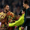Barlettano invade il campo durante Juventus - Atletico Madrid