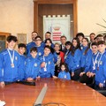 Il sindaco Cannito incontra i medagliati del taekwondo e l'associazione  "Amici del Cammino "