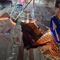 Tragedia sfiorata in via Verdi, bici elettrica cade in voragine: illeso il conducente