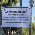 Giardini del Castello, «finalmente arriva l’indicazione dei varchi chiusi»