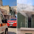 Incendio in via Vista a Barletta, soccorsi residenti e vicini di casa