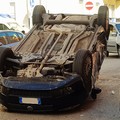 Quattro feriti nei pressi della San Domenico Savio, un'auto ribaltata