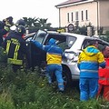 Incidente stradale all'uscita Barletta centro, tamponamento sull'asfalto scivoloso