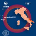 Alle ore 12 scatta il test di "IT Alert " sul territorio della Puglia