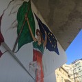 Street art, a Barletta un nuovo murale all'ombra del cavalcavia