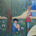 I colori prendono vita: questa sera si inaugura il murale dedicato al Villaggio del Fanciullo