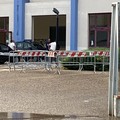 Bomba d'acqua a Barletta: distrutta la porta d'ingresso del PalaBorgia