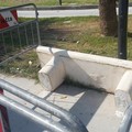 Ripristinata la panchina divelta nel parco "Pietro Mennea" di Barletta