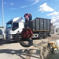 Quasi 1.200 kg di gomme raccolta dalla Capitaneria di Porto di Barletta a Margherita di Savoia