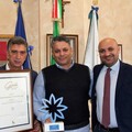 Lo chef pizzaiolo Giovanni Cristallo incontra il sindaco