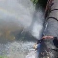 Salta condotta irrigua tra le campagne di Andria e Barletta: persi migliaia di metri cubi d'acqua