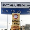 Sottovia Callano chiuso, arriva la segnaletica del centrodestra