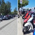Barletta, mancanza di stalli per le moto: veicoli parcheggiati sui marciapiedi a rischio multa