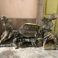 Teatro Curci di Barletta, salvata dal degrado la scultura sulla facciata