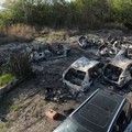 Scoperto cimitero di auto nelle campagne tra Canosa e San Ferdinando di Puglia