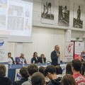 Tappa della 19^ Granfondo Ciclistica dei Trapiantati all'IISS  "Léontine e Giuseppe De Nittis " di Barletta