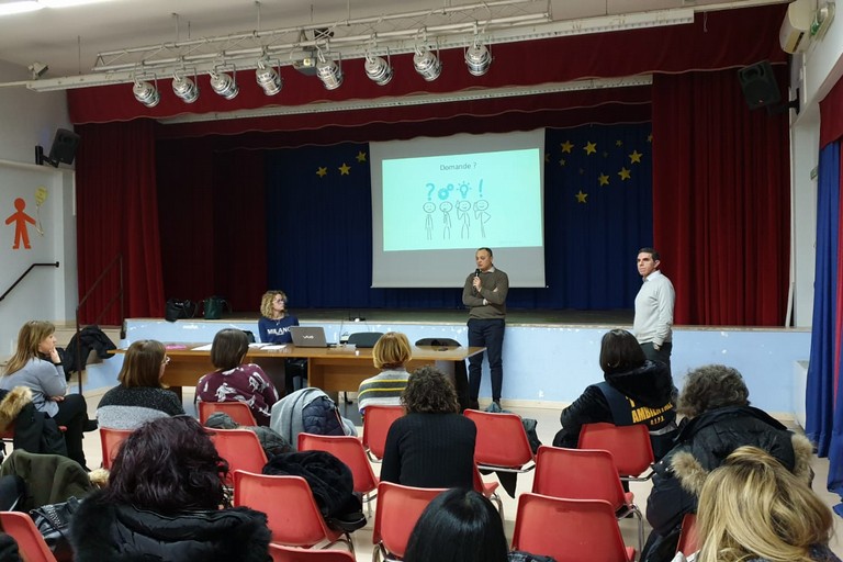 Biomonitoraggio incontro presso il plesso