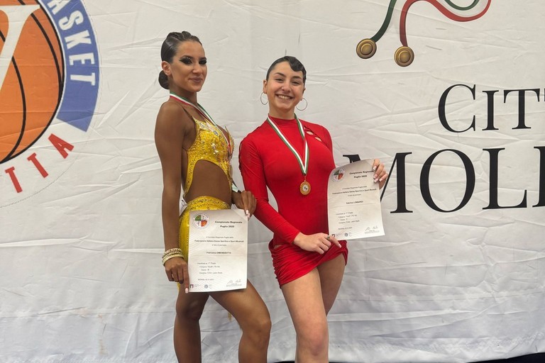 Campionesse regionali FIDS 2025: brillano le barlettane Francesca Dibenedetto e Sabrina Lombardi
