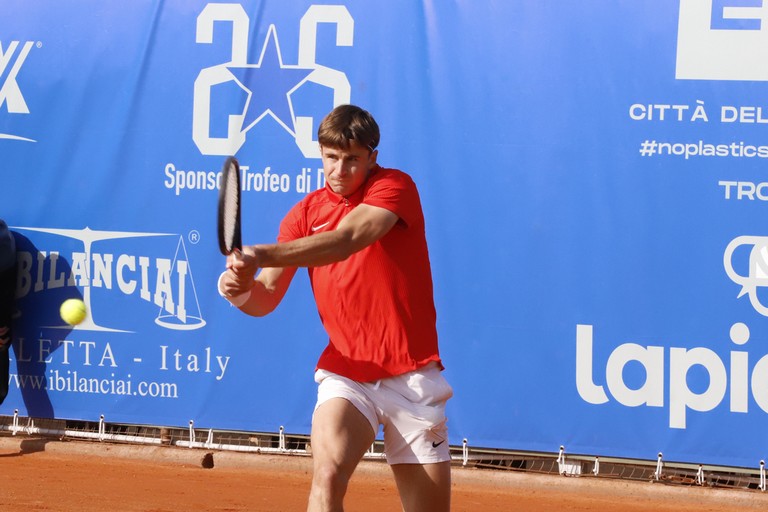Il tennista croato Duje Ajdukovic. <span>Foto Cosimo Campanella</span>