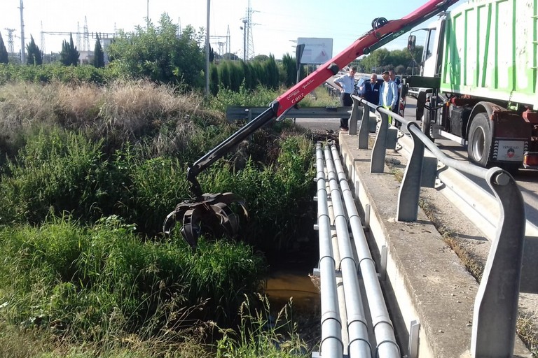 Effettuati gli interventi presso il canale Ciappetta Camaggio a Barletta