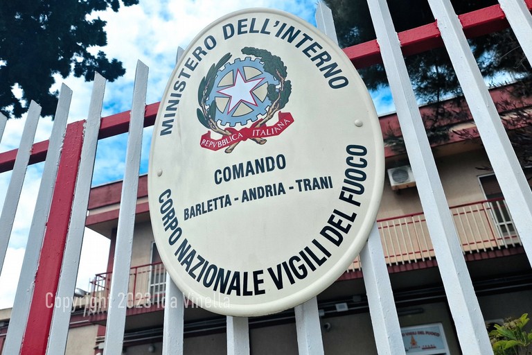 Vigili del Fuoco: la sede operativa di Barletta. <span>Foto Ida Vinella</span>